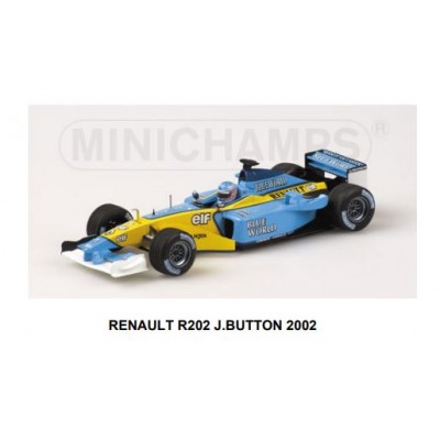 RENAULT F1 TEAM R202 J.BUTTON 2002 - 1/43 SCALE - MINICHAMPS
